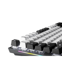 Клавиатура GamePro Genesis Joker MK124G с переключателями Outemu Red USB серого цвета.