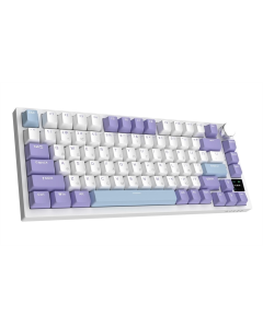 Клавіатура бездротова Ajazz AK820 Pro Flying Fish Switch Фіолетова (Purple)