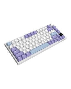 Клавіатура бездротова Ajazz AK820 Pro Flying Fish Switch Фіолетова (Purple)