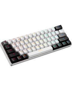 Клавиатура GamePro Genesis Infinity MK130BW Белая (Черно-белая)