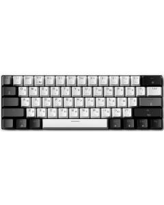 Клавіатура GamePro Genesis Infinity MK130BW Біла (Black White)