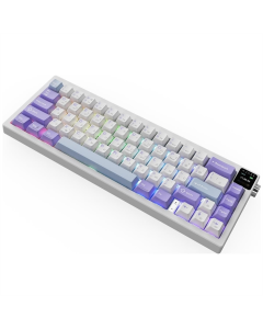 Клавіатура бездротова Ajazz AK650 Flying Fish Switch Фіолетова (Purple)