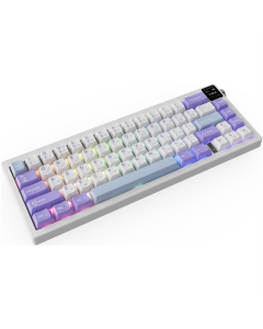 Клавіатура бездротова Ajazz AK650 Flying Fish Switch Фіолетова (Purple)