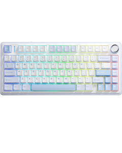 Клавіатура бездротова Aula F75 Gasket Greywood V3 Синя (Blue)