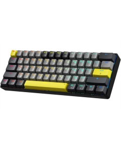 Клавіатура бездротова GamePro MK130G Pro Outemu Red Switch Hot-Swap RGB Чорна (Black)