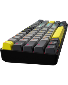 Беспроводная клавиатура GamePro MK130G Pro с переключателями Outemu Red Hot-Swap RGB Черного цвета.