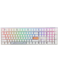 Клавіатура Ducky One 3 Cherry MX Blue RGB UA USB Біла (White)