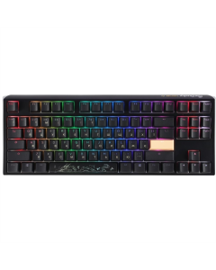 Клавіатура Ducky One 3 TKL Cherry MX Blue RGB UA USB Чорна (Black)