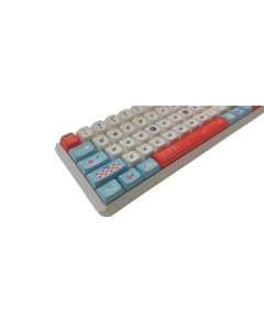 Беспроводная клавиатура Motospeed Darmoshark K5 Gateron Silver Pro Custom Серая (светло-серая)