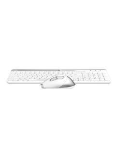 Клавіатура бездротова A4Tech FB2535C + миша Біла (Icy White)
