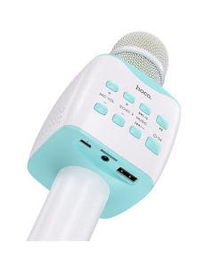 Караоке мікрофон-колонка Hoco BK5 Блакитний (Blue)