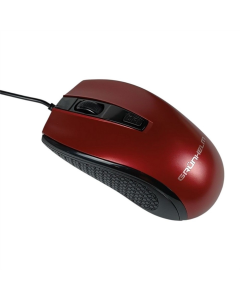 Миша Grunhelm M-342WD Чорна (Black Red)