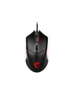 Миша MSI Clutch GM08, червона, USB-A, чорна