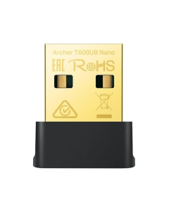 Wi-Fi адаптер TP-Link Archer T600UB Nano Чорний (Black)