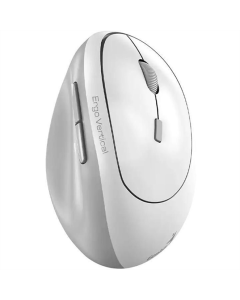 Миша беспроводная Genius Ergo 8350S, бесшумная, ИИ, белая (бело-серая)