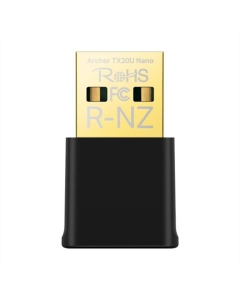 Wi-Fi адаптер TP-Link Archer TX20U Nano USB2.0 Чорний (Black)