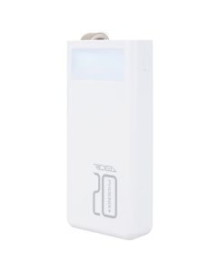 PowerBank 20000 mAh Ridea RP-D20L+ PD/QC 20W Digital Display + Lamp Білий (White)