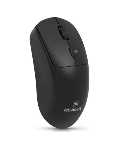 Миша беспроводная REAL-EL RM-317W Черная (Black)