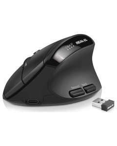 Миша бездротова REAL-EL RM-490W Чорна (Black)