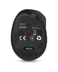Миша бездротова REAL-EL RM-490W Чорна (Black)