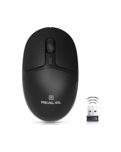 Миша бездротова REAL-EL RM-335W Чорна (Black)