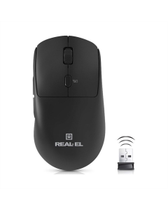Миша бездротова REAL-EL RM-355W Чорна (Black)