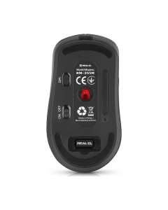 Миша бездротова REAL-EL RM-355W Чорна (Black)