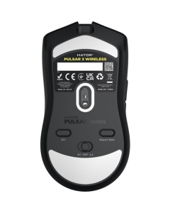 Миша беспроводная игровая Hator Pulsar 3 Wireless Черная (Black)
