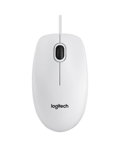 Миша Logitech B100 (910-003360) Белая (White)