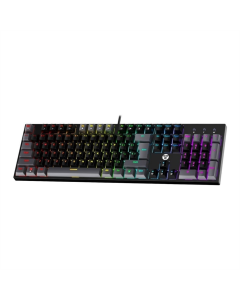 Клавіатура ігрова Fantech ATOM104 MK886V2 SUMI Blue Switch Чорна (Black)