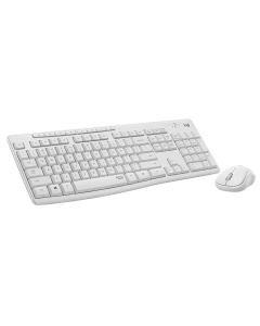 Беспроводная клавиатура Logitech MK295 Combo + мышь Белая (White)