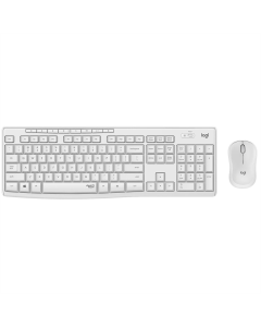 Беспроводная клавиатура Logitech MK295 Combo + мышь Белая (White)