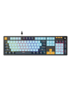 Клавіатура ігрова Fantech ATOM107S MK893S MIZU Red Switch Синя (Navy)