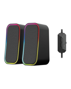 Колонки мультимедийные Fantech GS304 Groove 2 Modes (Проводные, BT) Черные (Black)