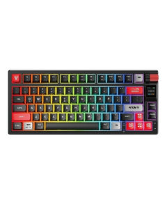 Клавіатура бездротова ігрова Fantech ATOM PRO79 MK917 Blue Switch Чорна (Black)