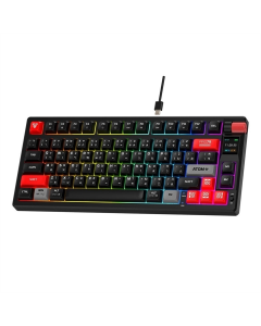 Клавіатура бездротова ігрова Fantech ATOM PRO79 MK917 Blue Switch Чорна (Black)