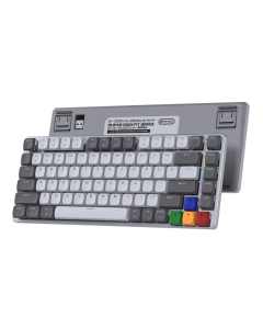 Беспроводная игровая клавиатура Fantech MAXFIT AIR83 MK915 с переключателями Brown, серого цвета (Silver)