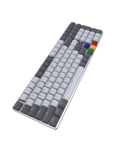 Клавіатура бездротова ігрова Fantech MAXFIT AIR99 MK916 Brown Switch Сіра (Silver)