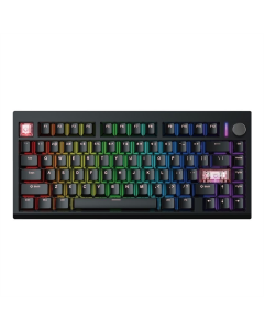 Клавіатура бездротова ігрова Fantech MAXFIT8 MK921 Brown Switch Чорна (Black)