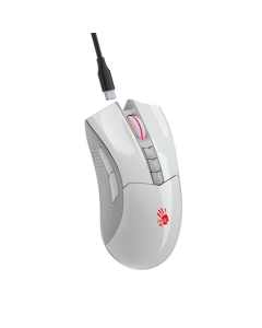 Миша ігрова бездротова Bloody R90 Plus Біла (Greyish White)