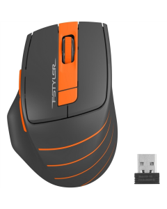 Миша бездротова A4Tech FG30 Чорна (Black Orange)