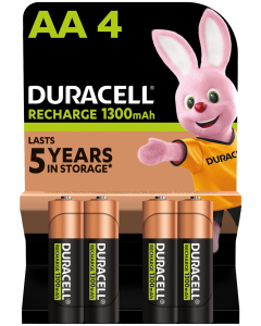 Акумулятор Duracell HR6 (AA) 1300mAh (уп.4шт)