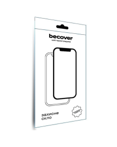 Захисне скло для Xiaomi Redmi 14C / Poco C75 BeCover Чорне (Black)