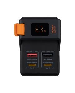 PowerBank 30000 mAh Fulltech 65W Чорний (Black)