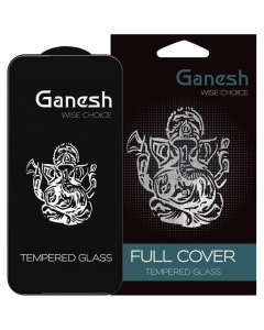 Захисне скло для iPhone 17 Pro Ganesh (Full Cover) Чорне (Black)