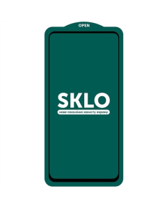 Защитное стекло для Samsung A07 SKLO 5D Черное (Black)