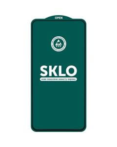 Защитное стекло для Xiaomi Poco X7 Pro SKLO 5D Черное (Black)