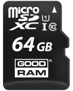 Карта пам`ятi MicroSDXC GOODRAM 64GB UHS 10 + SD-adapter