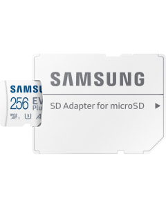 Карта пам`яті MicroSD 256Gb UHS-I U3 V30 A2 Samsung Evo Plus + SD-адаптер