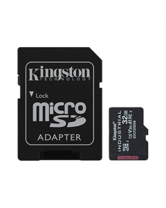 Карта пам'яті MicroSD Kingston Industrial 32Gb UHS-I/U3 Class 10 + SD-adapter (SDCIT2/32Gb)